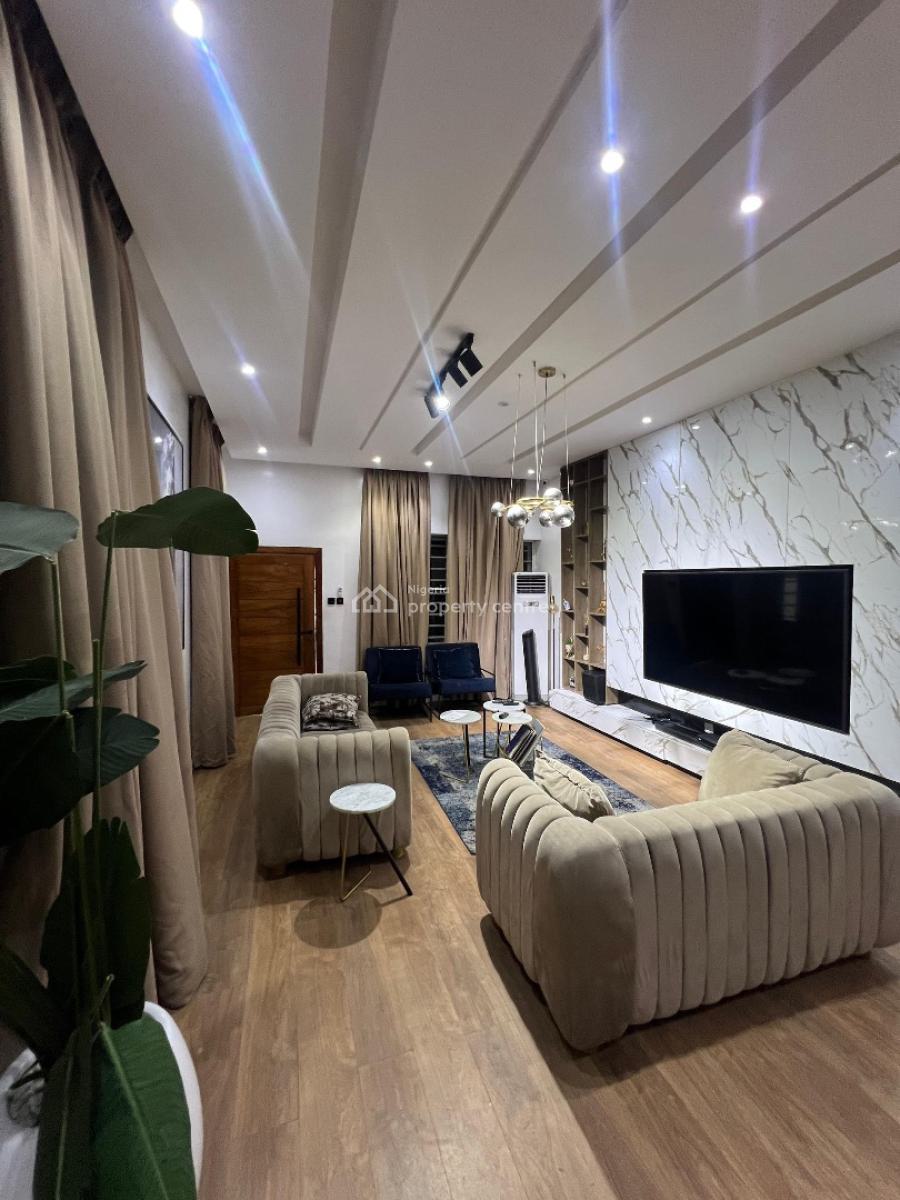 Furnished Luxury 4 Bedroom Duplex, Osapa, Lekki, Lagos, Semi-detached Duplex for Rent
