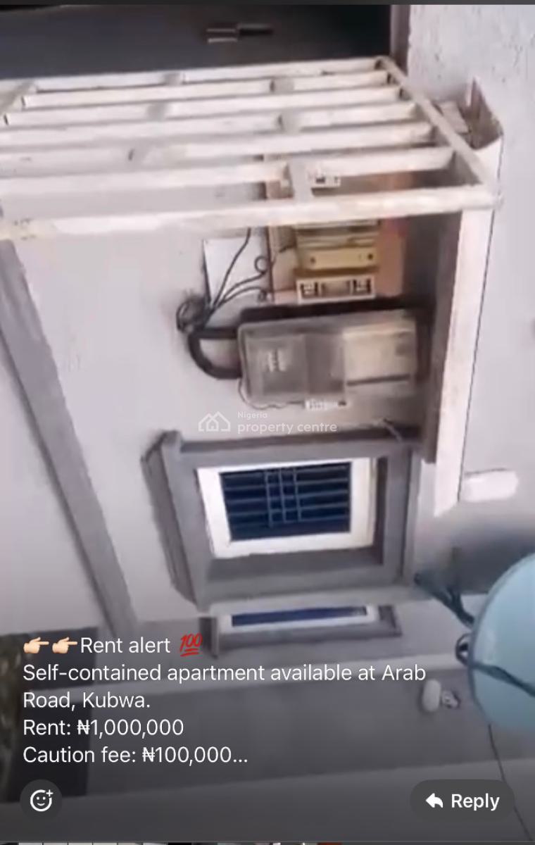 Single Room Self Contained, Arab Road, Kubwa, Abuja, Self Contain (single Rooms) for Rent