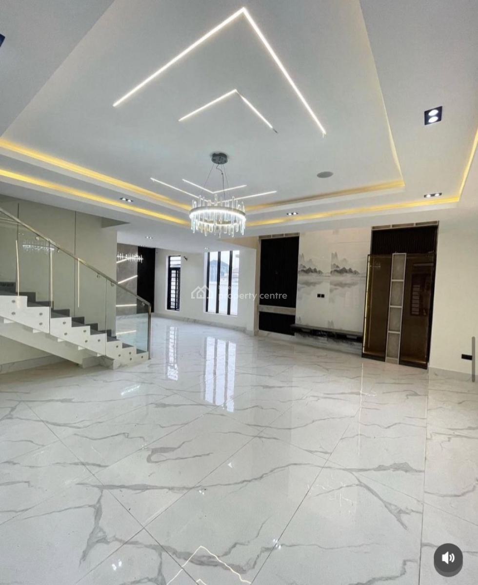 Brand New 5 Bedrooms Fully Detached with,pool,gym Room,bq, Lekki Phase 1, Lekki, Lagos, Detached Duplex for Sale