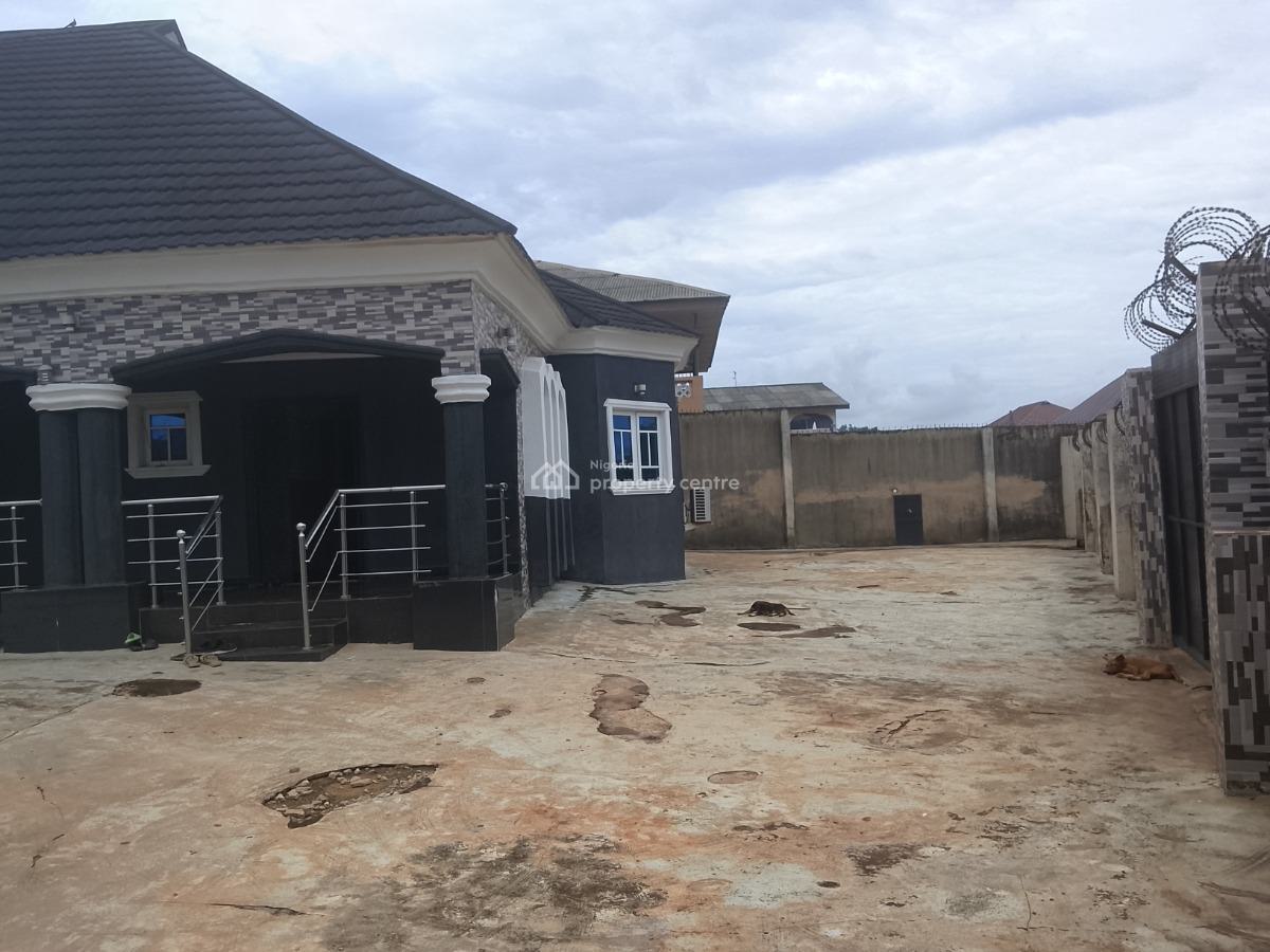 Modern 4 Bedroom Bungalow on Full Plot, Ikene Remo, Sagamu, Ogun, Detached Bungalow for Sale