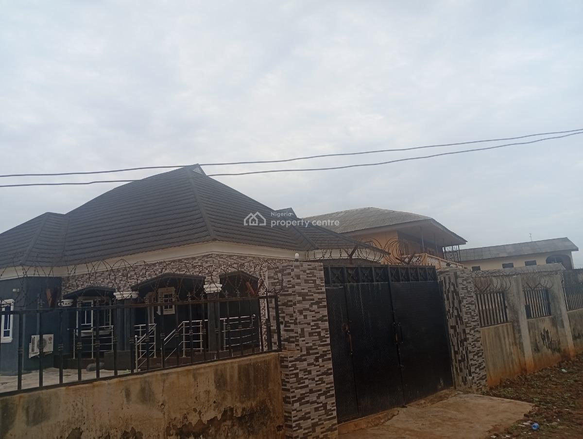 Modern 4 Bedroom Bungalow on Full Plot, Ikene Remo, Sagamu, Ogun, Detached Bungalow for Sale
