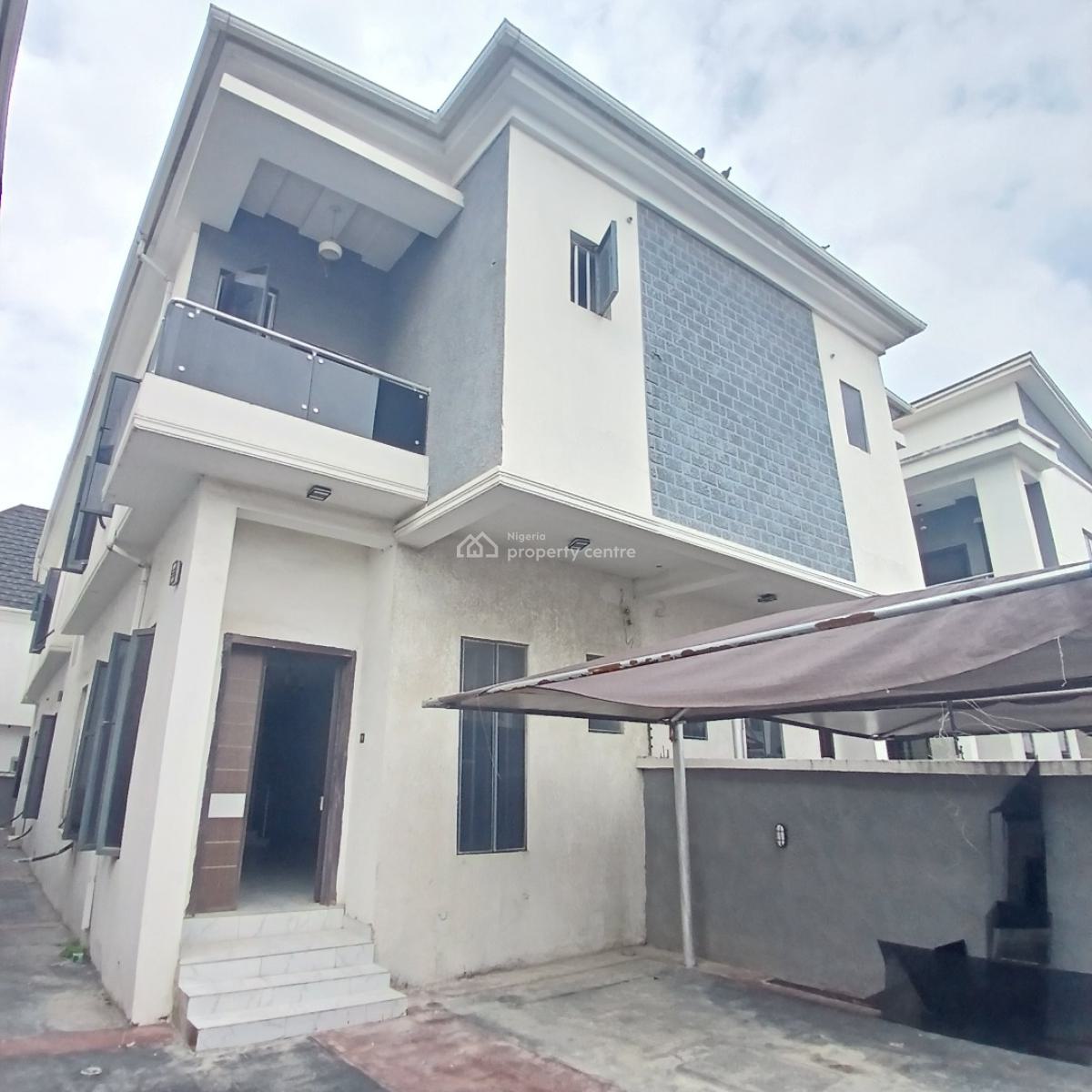 The Most Affordable 4 Bedroom Semi-detached Duplex with Bq, Chevron Toll Gate, Just By The Roundabout, Orchid, Lekki, Lagos, Semi-detached Duplex for Sale