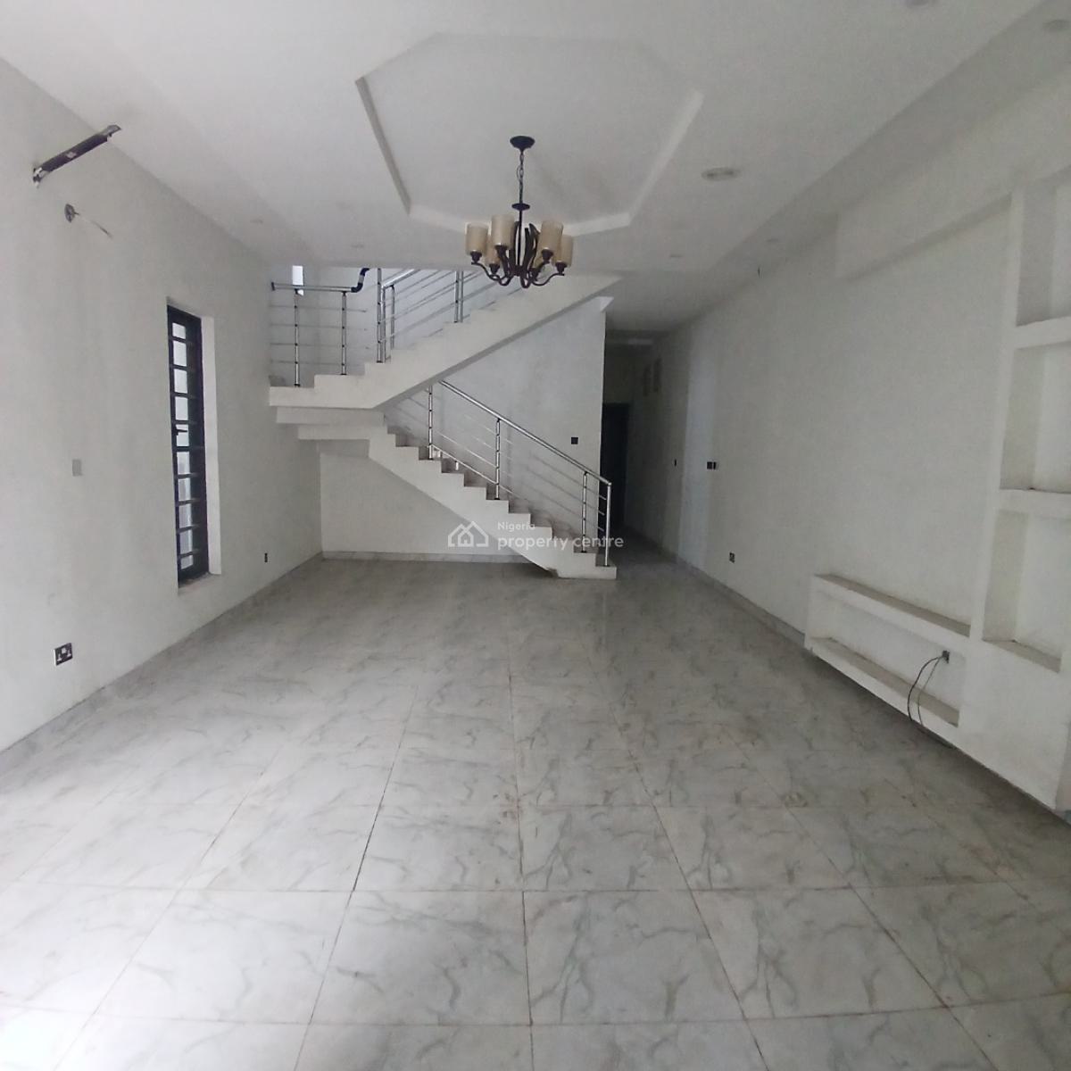 The Most Affordable 4 Bedroom Semi-detached Duplex with Bq, Chevron Toll Gate, Just By The Roundabout, Orchid, Lekki, Lagos, Semi-detached Duplex for Sale
