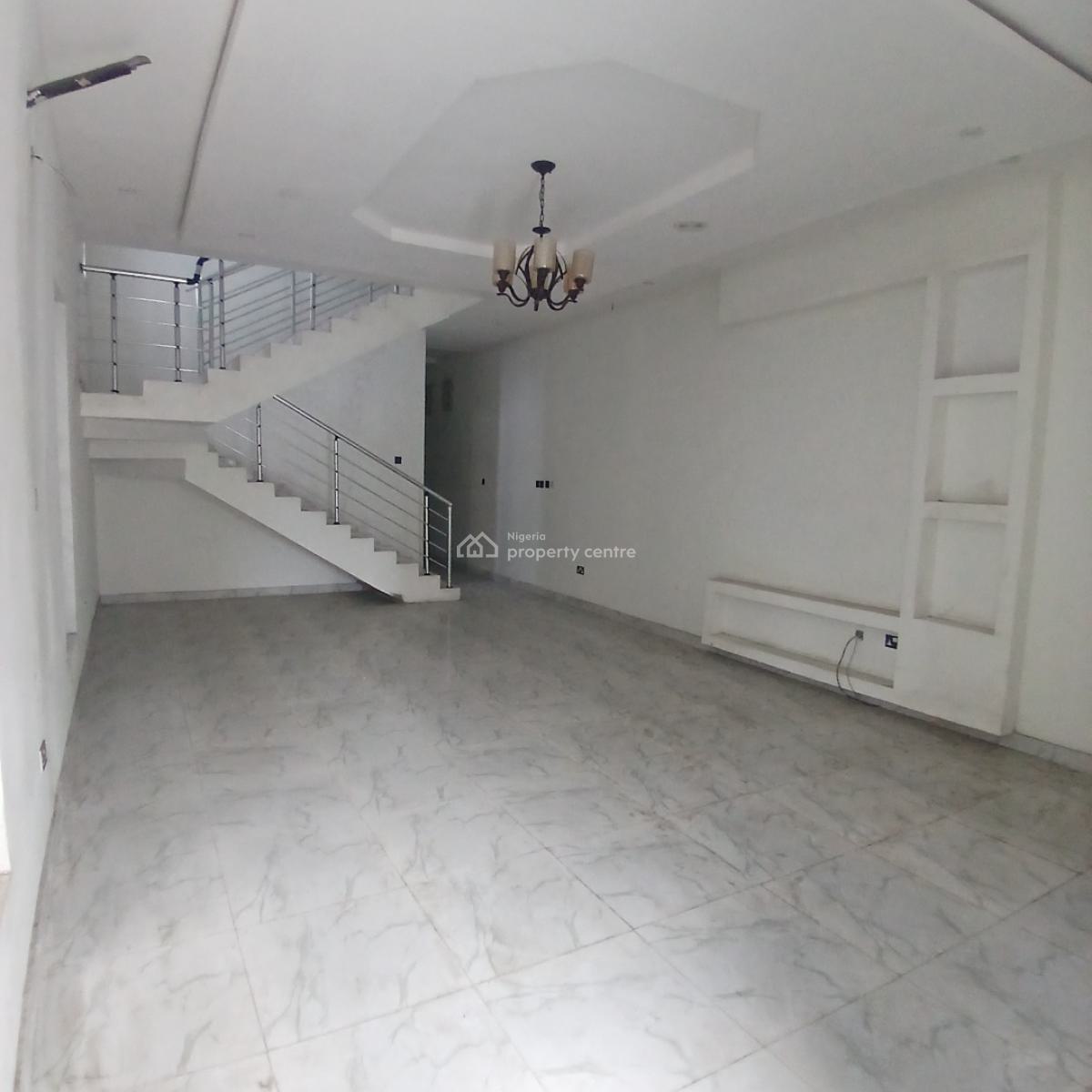 The Most Affordable 4 Bedroom Semi-detached Duplex with Bq, Chevron Toll Gate, Just By The Roundabout, Orchid, Lekki, Lagos, Semi-detached Duplex for Sale