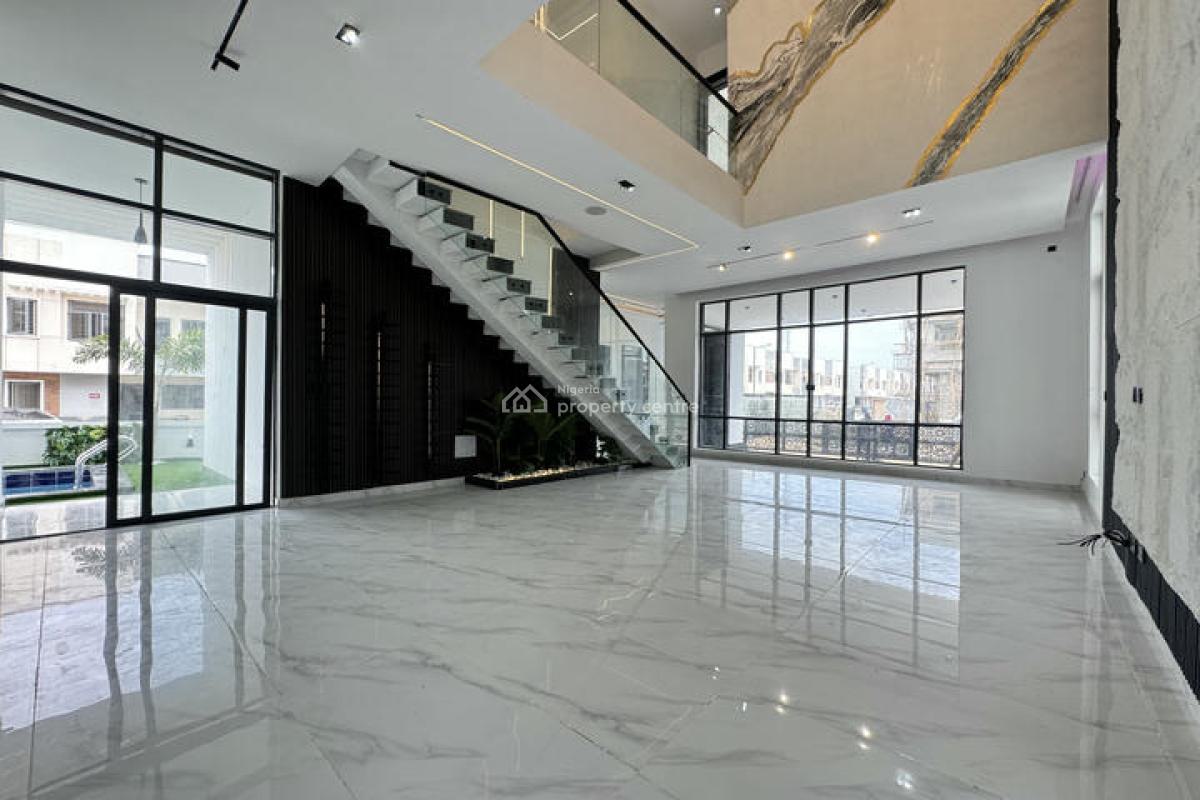 Stunning 5 Bedroom Detached House with Swimming Pool and Bq, Chevron, Lekki, Lagos, Detached Duplex for Sale
