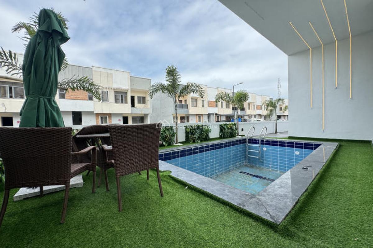 Stunning 5 Bedroom Detached House with Swimming Pool and Bq, Chevron, Lekki, Lagos, Detached Duplex for Sale