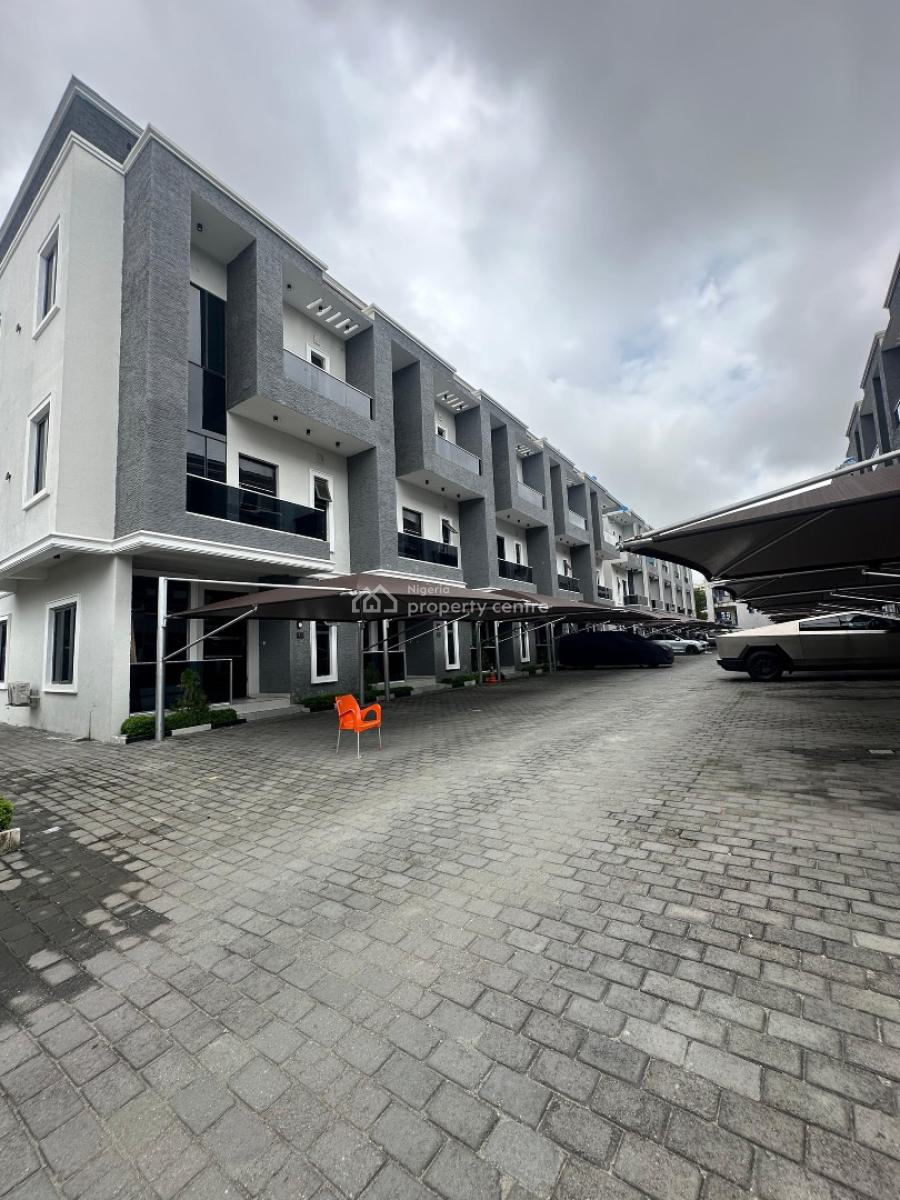 Cozy 4 Bedrooms Terraced Duplex with Bq, Pool & Gym, Victoria Island (vi), Lagos, Terraced Duplex for Rent