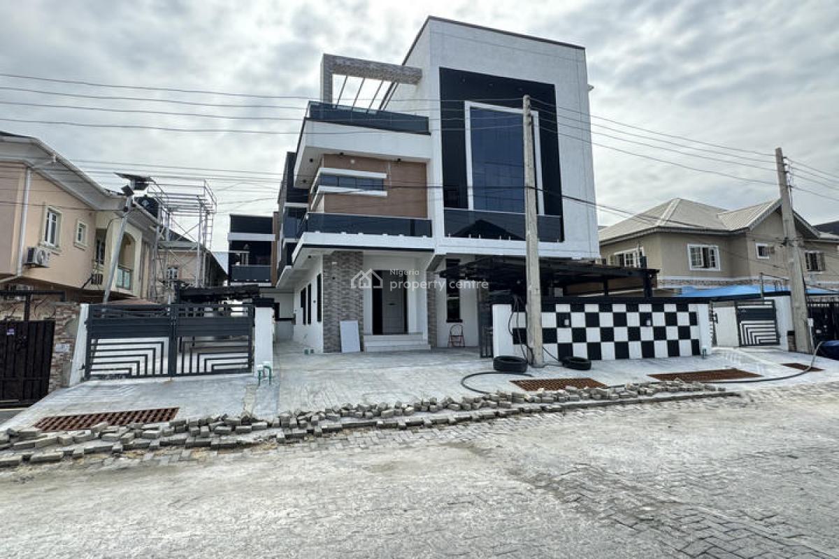 Astonishing 5 Bedroom Detached Duplex with Boys Quarters, Chevron, Ibeju Lekki, Lagos, Detached Duplex for Sale