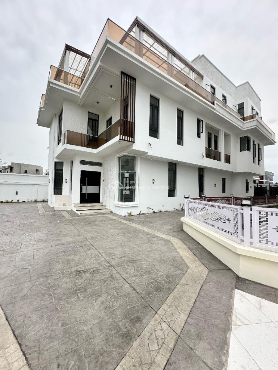 Gigantic 5 Bedroom Duplex Within a Gated Estate and Good Access Road, Has a Pool,bq,cinema and a Rooftop Terrace, Osapa, Lekki, Lagos, House for Sale