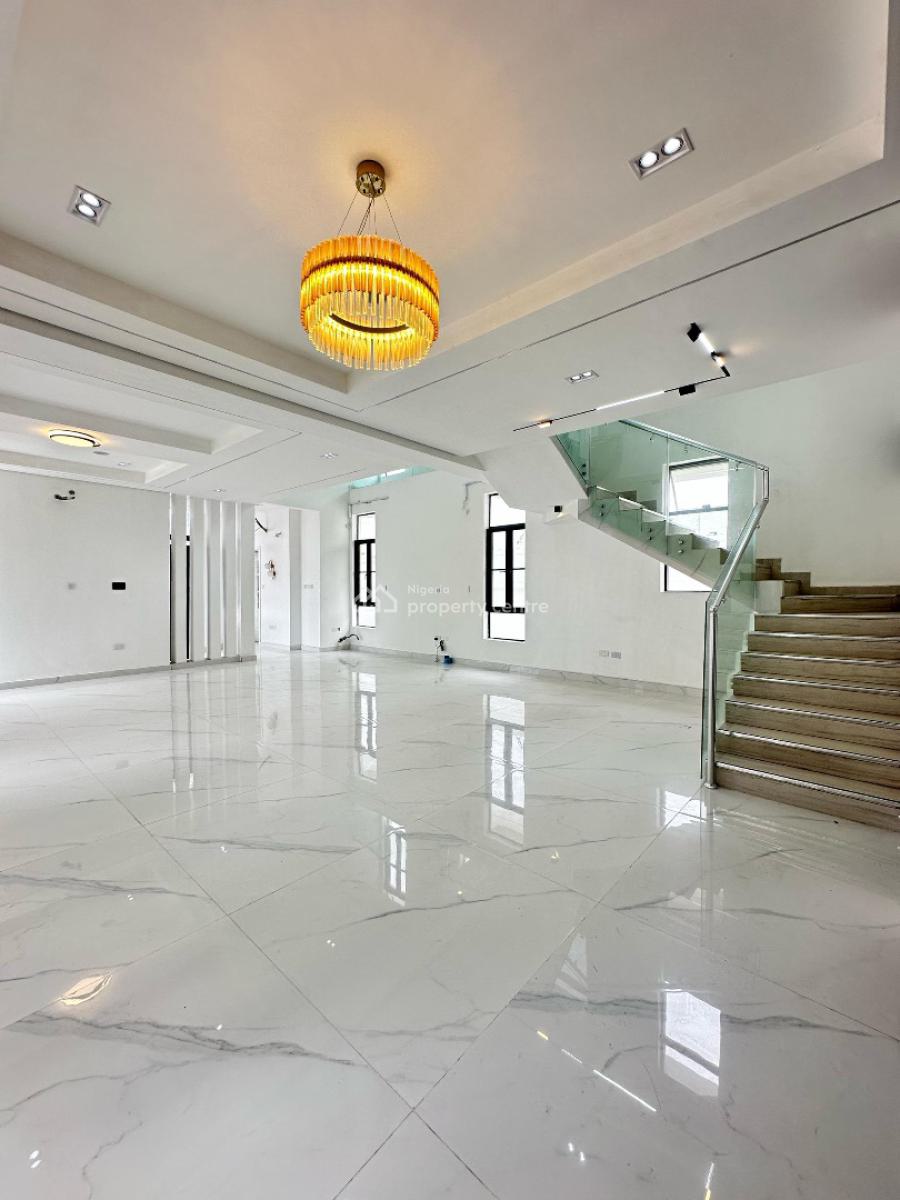 Gigantic 5 Bedroom Duplex Within a Gated Estate and Good Access Road, Has a Pool,bq,cinema and a Rooftop Terrace, Osapa, Lekki, Lagos, House for Sale