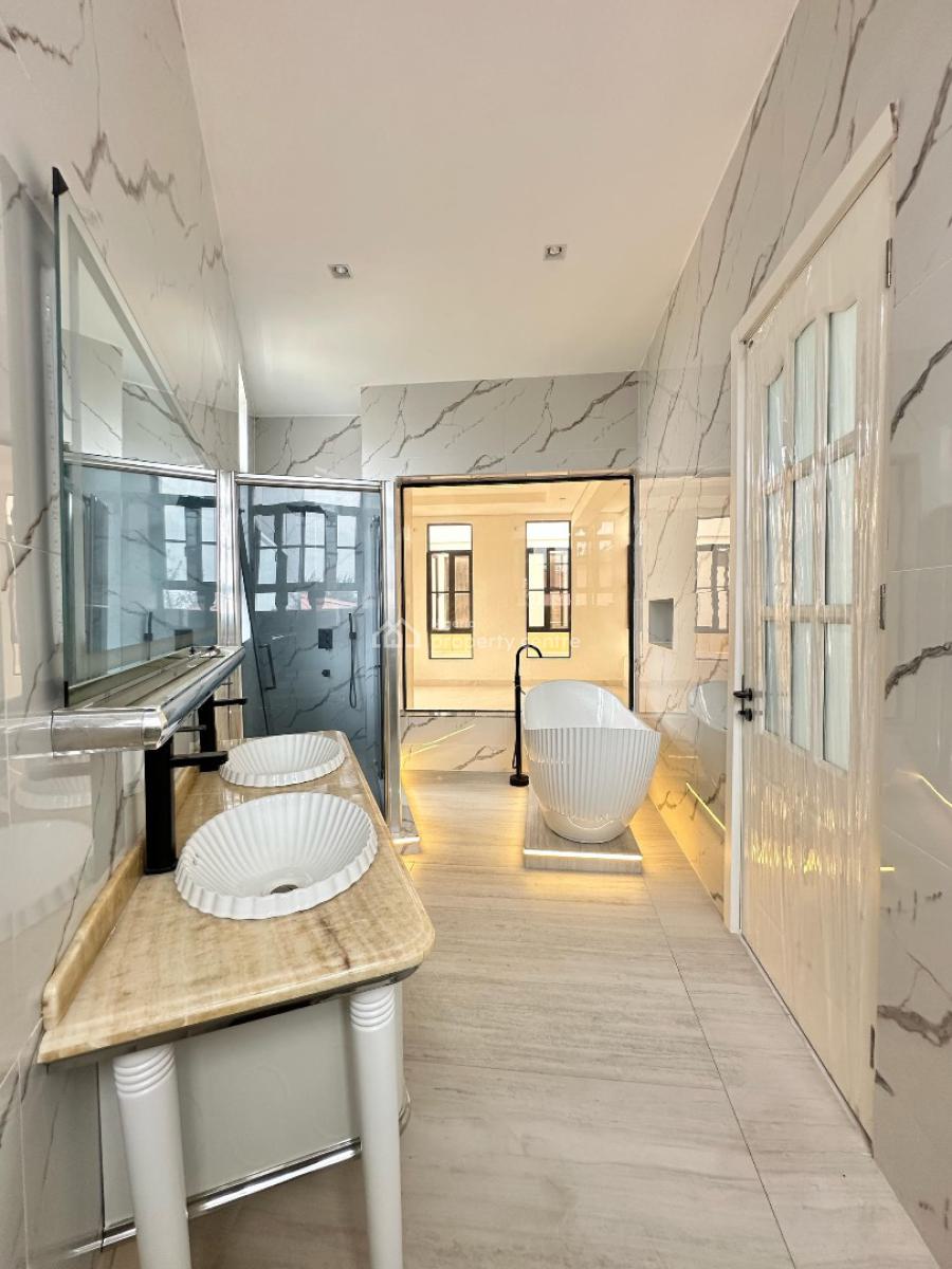 Gigantic 5 Bedroom Duplex Within a Gated Estate and Good Access Road, Has a Pool,bq,cinema and a Rooftop Terrace, Osapa, Lekki, Lagos, House for Sale