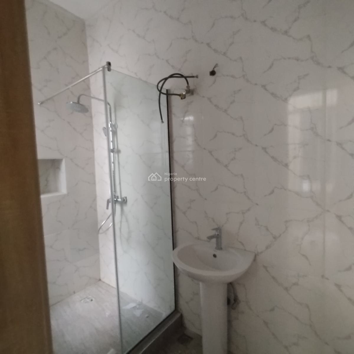 Service 2 Bedroom Flat Upstairs with Swimming Pool, Close to Royal Pine Estate, Orchid Road, Lekki Expressway, Lekki, Lagos, Flat / Apartment for Rent