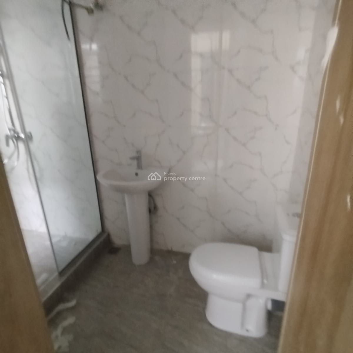 Service 2 Bedroom Flat Upstairs with Swimming Pool, Close to Royal Pine Estate, Orchid Road, Lekki Expressway, Lekki, Lagos, Flat / Apartment for Rent