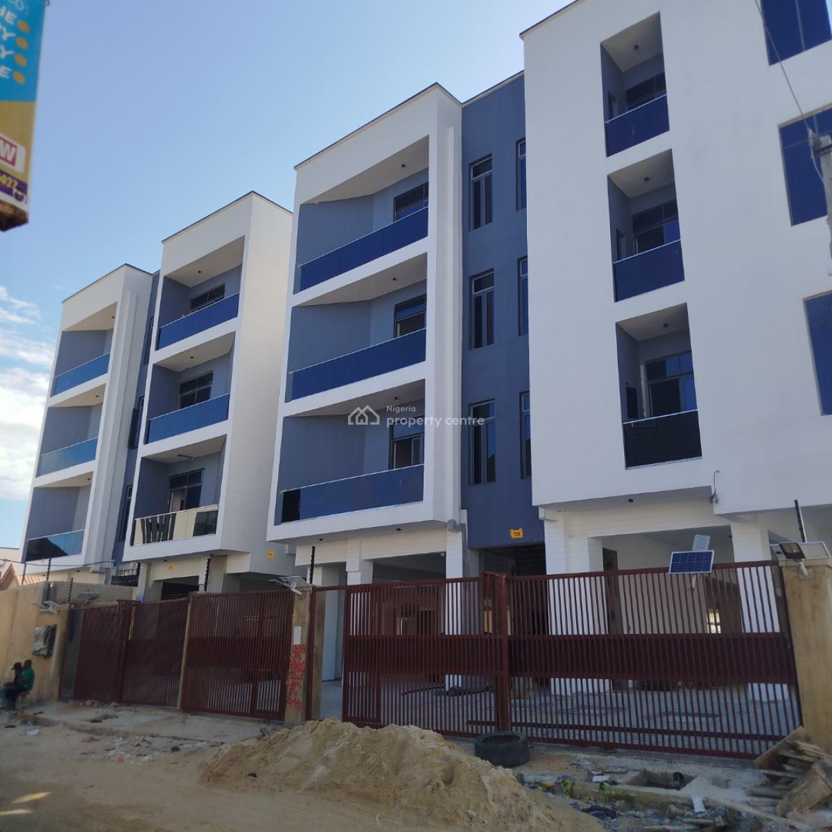 Service 2 Bedroom Flat Upstairs with Swimming Pool, By Royal Pine Estate, Orchid Road, Lekki Expressway, Lekki, Lagos, Flat / Apartment for Sale