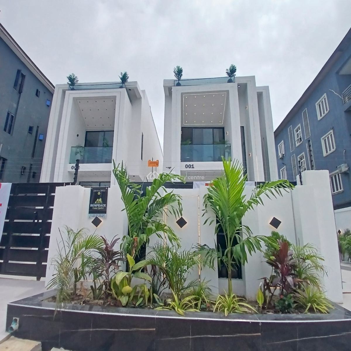 Gigantic 5 Bedroom Luxury Home with Swimming Pool, Bq, Chevron Toll Gate, Lekki, Lagos, Detached Duplex for Sale