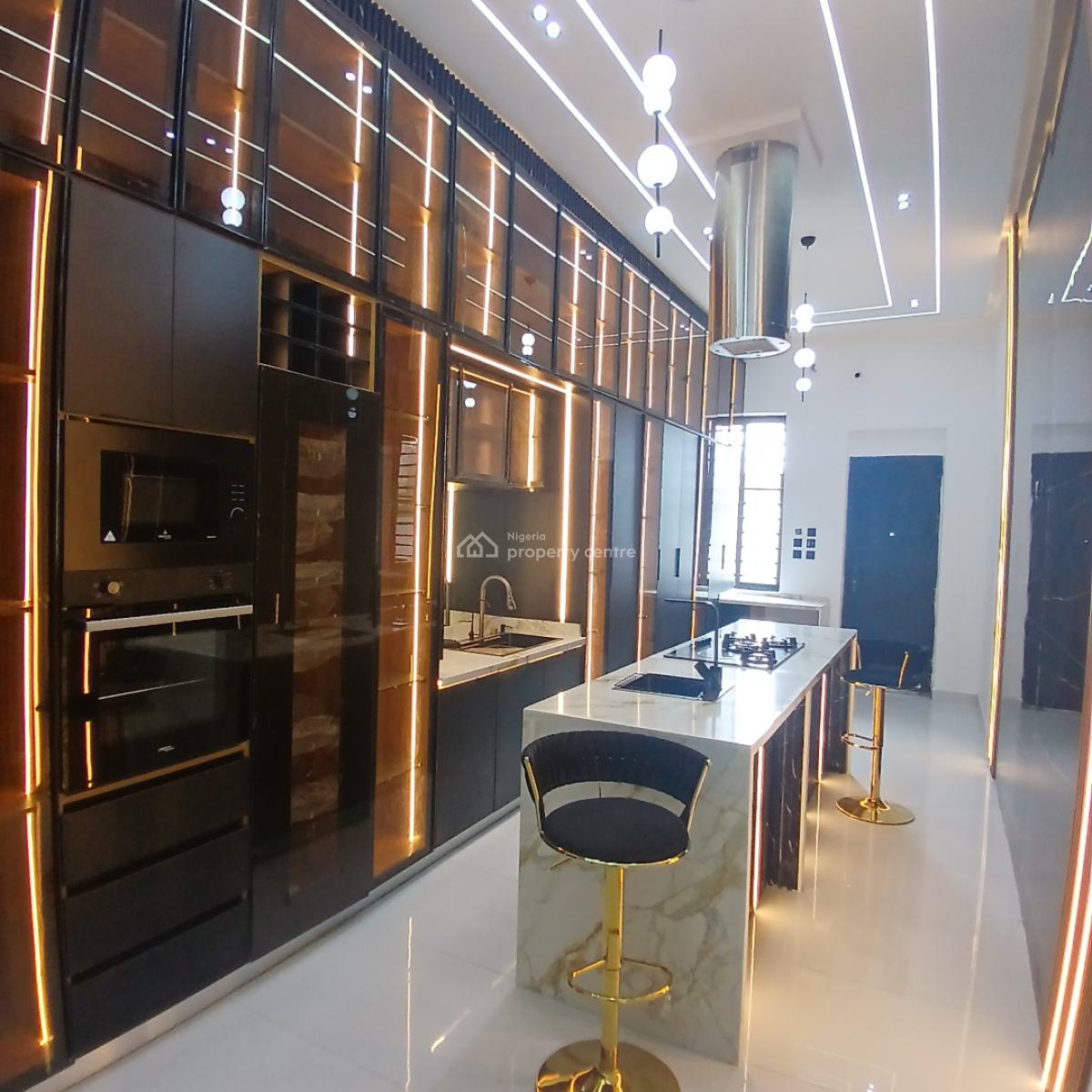 Gigantic 5 Bedroom Luxury Home with Swimming Pool, Bq, Chevron Toll Gate, Lekki, Lagos, Detached Duplex for Sale