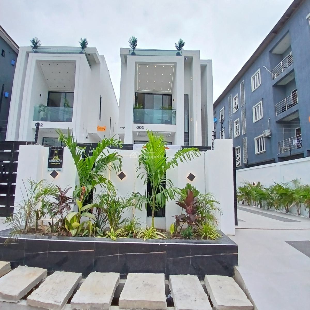 Gigantic 5 Bedroom Luxury Home with Swimming Pool, Bq, Chevron Toll Gate, Lekki, Lagos, Detached Duplex for Sale