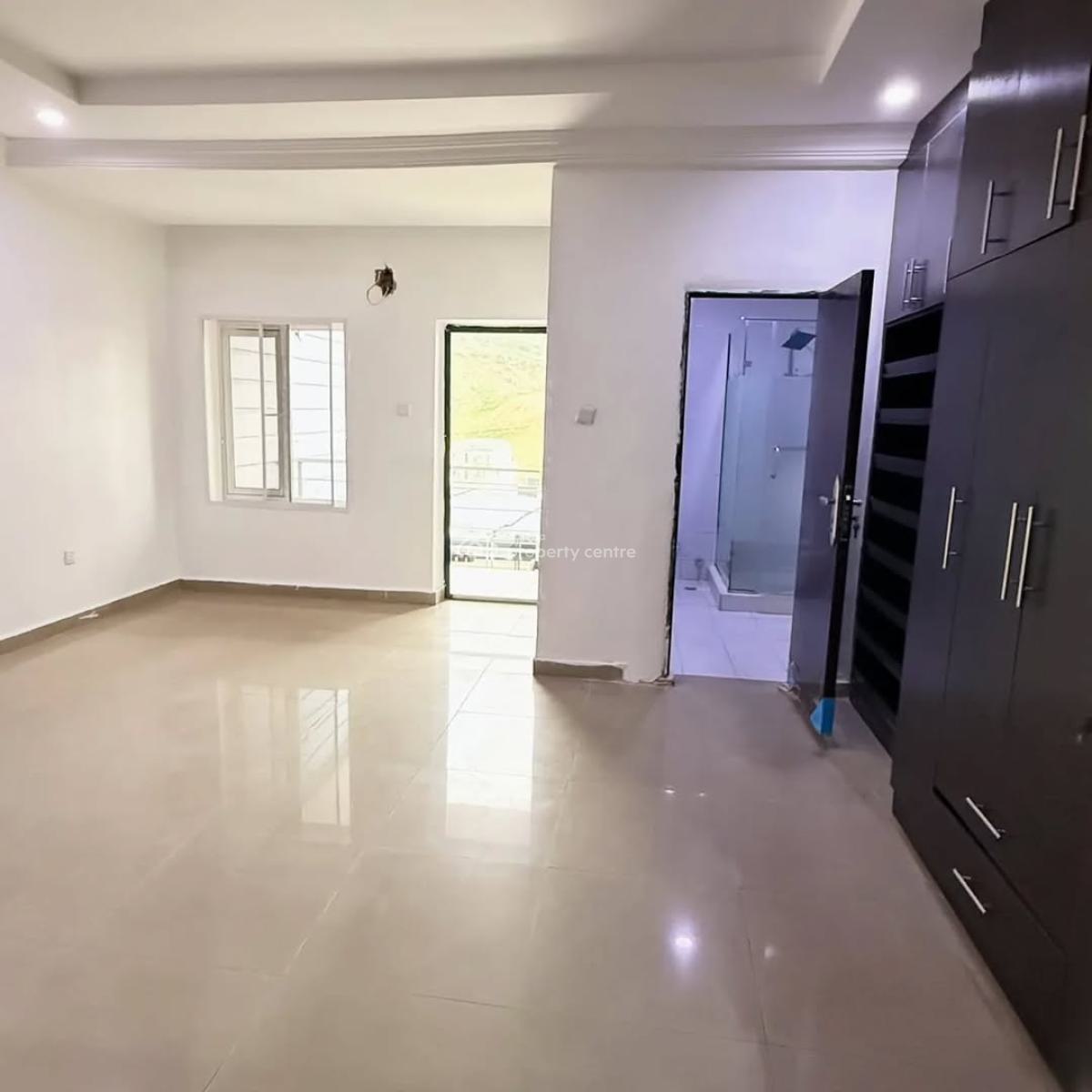 Standard 4 Bedroom Terrace Duplex with Bq, After Coza Church, Guzape District, Abuja, Terraced Duplex for Rent