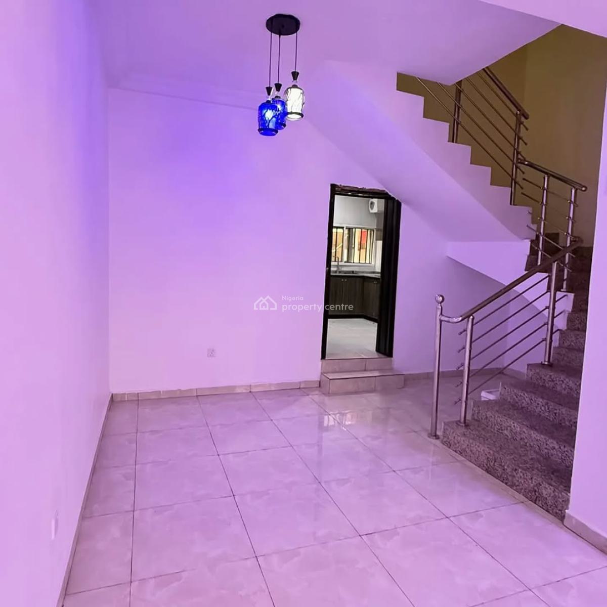 Standard 4 Bedroom Terrace Duplex with Bq, After Coza Church, Guzape District, Abuja, Terraced Duplex for Rent