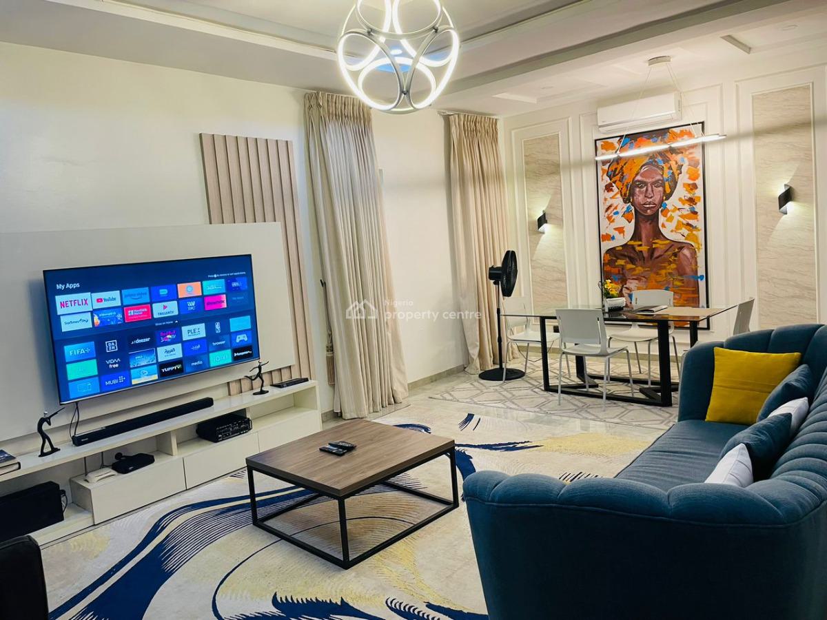 Serviced and Furnished 4 Bedroom Semi Detached Duplex, Off Nike Art Gallery Road, Lekki Phase 1, Lekki, Lagos, Semi-detached Duplex for Rent
