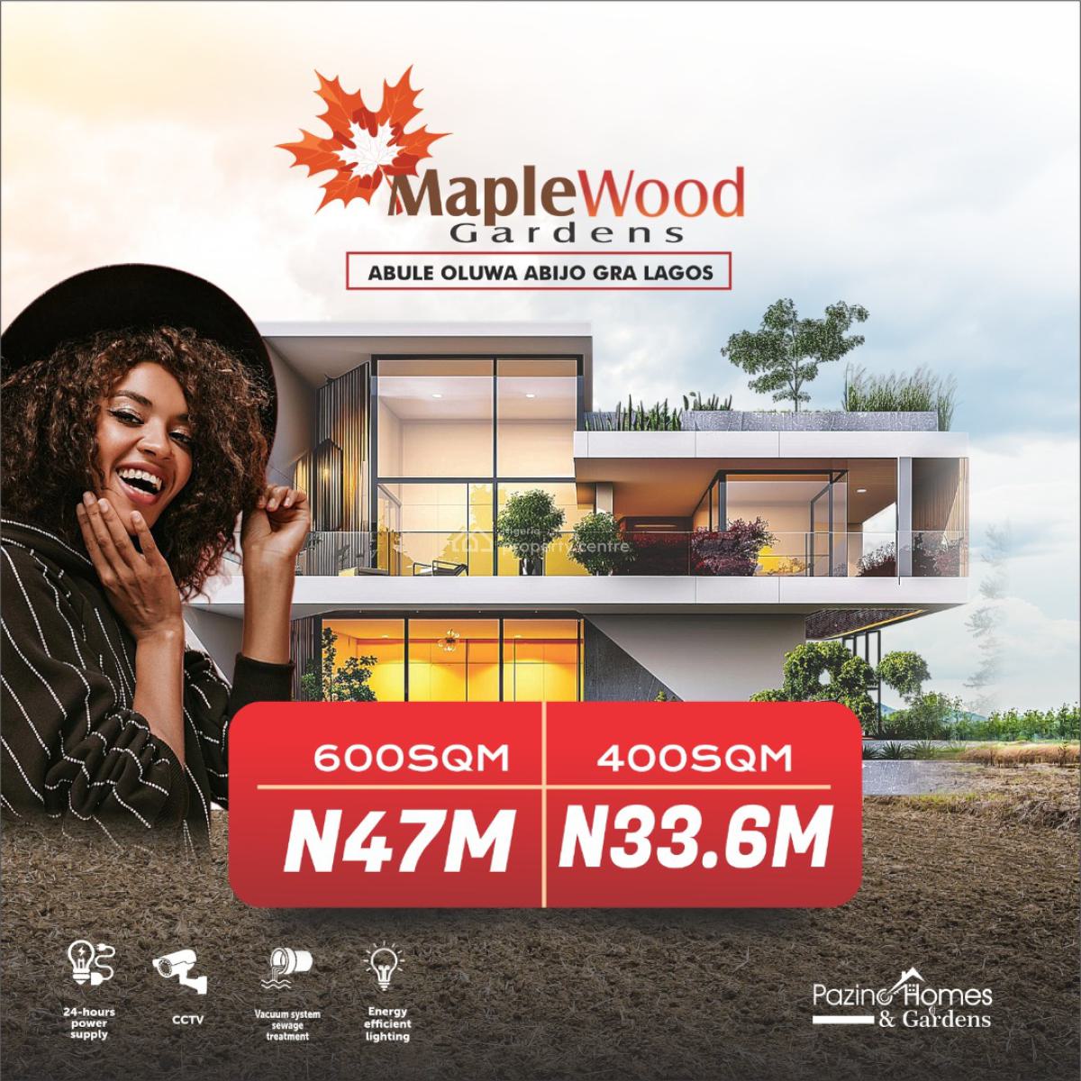 Estate Land, Maple Wood Estate, Abule Oluwa, Abijo, Lekki, Lagos, Residential Land for Sale