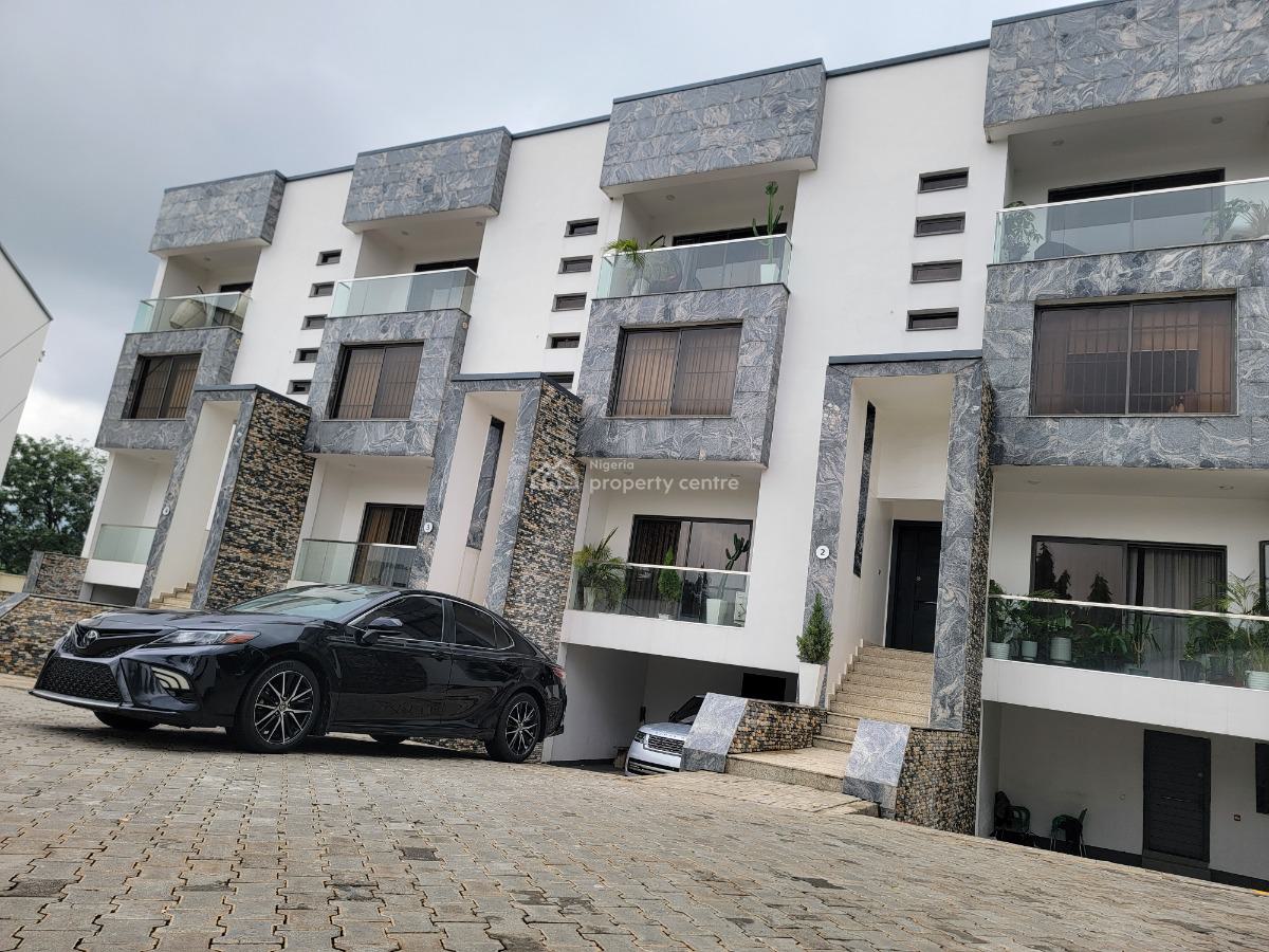 3 Bed Serviced Townhouse with Bq, Maitama District, Abuja, Terraced Duplex for Rent