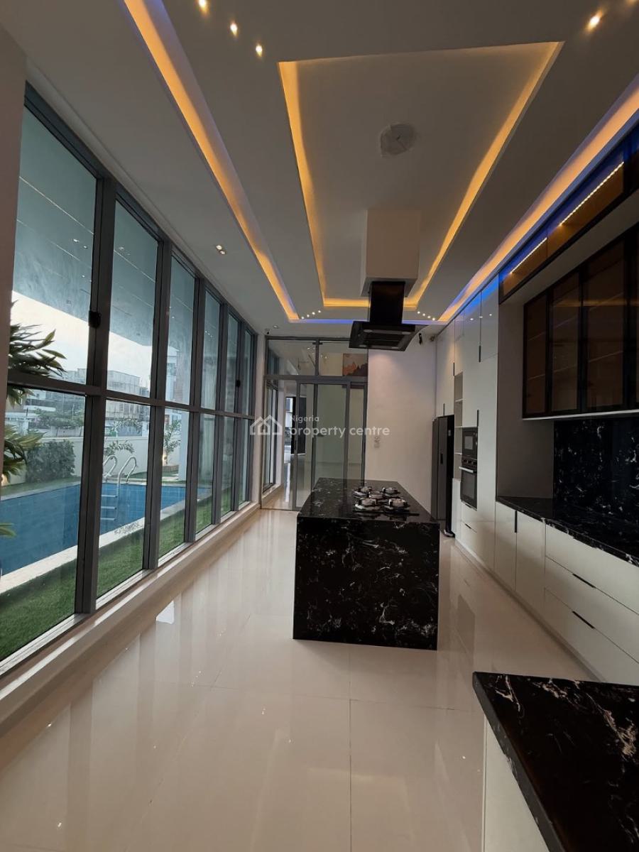 Spacious 5 Bedroom Fully Detached House with Pool, Osapa London, Lekki, Lagos, Detached Duplex for Sale