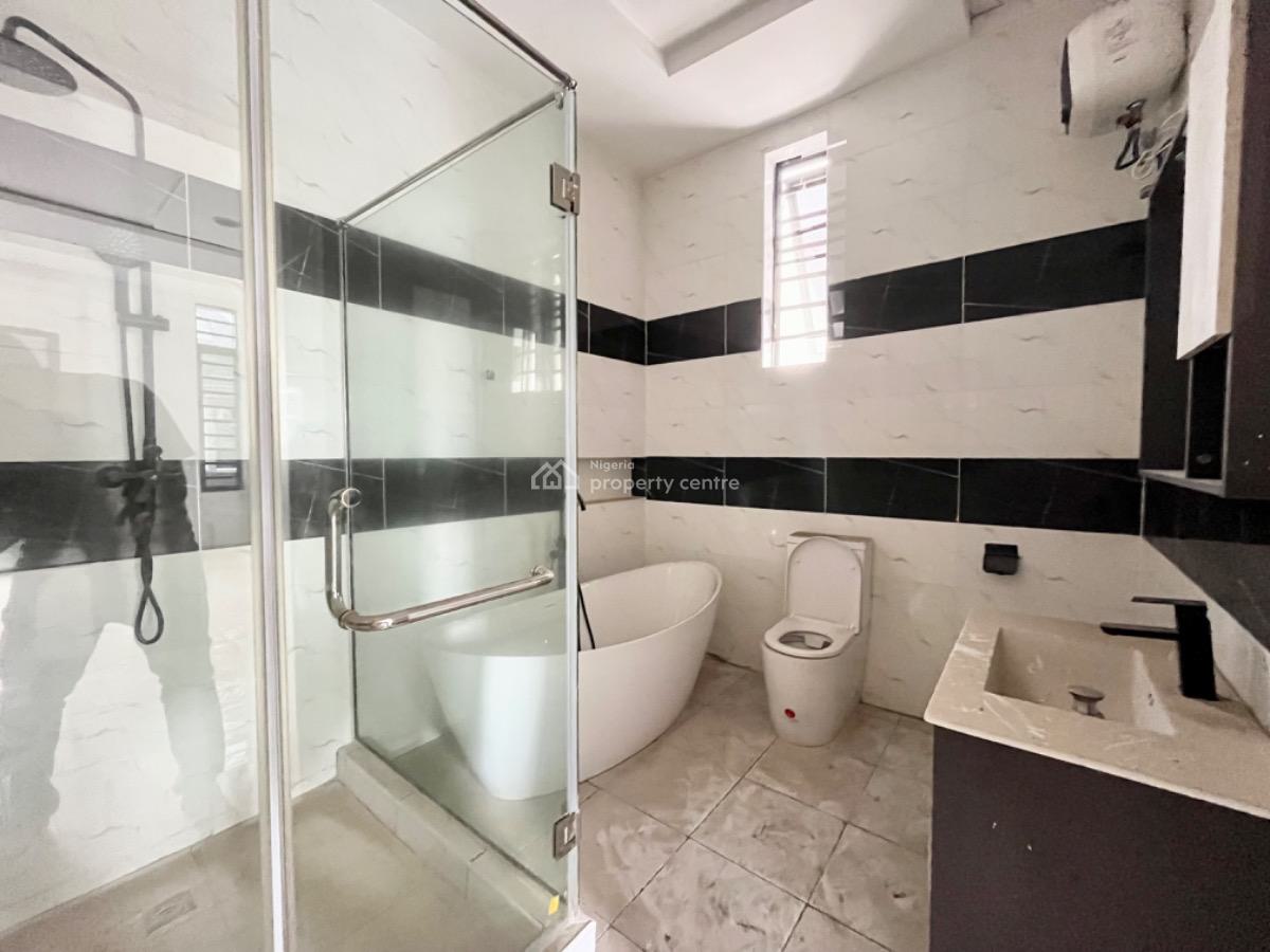 Spacious 4 Bedroom Semi Detached Duplex with Bq Available, Chevron, Lekki, Lagos, Semi-detached Duplex for Rent