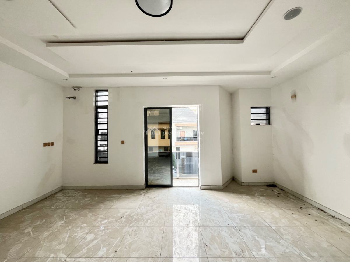 Spacious 4 Bedroom Semi Detached Duplex with Bq Available, Chevron, Lekki, Lagos, Semi-detached Duplex for Rent