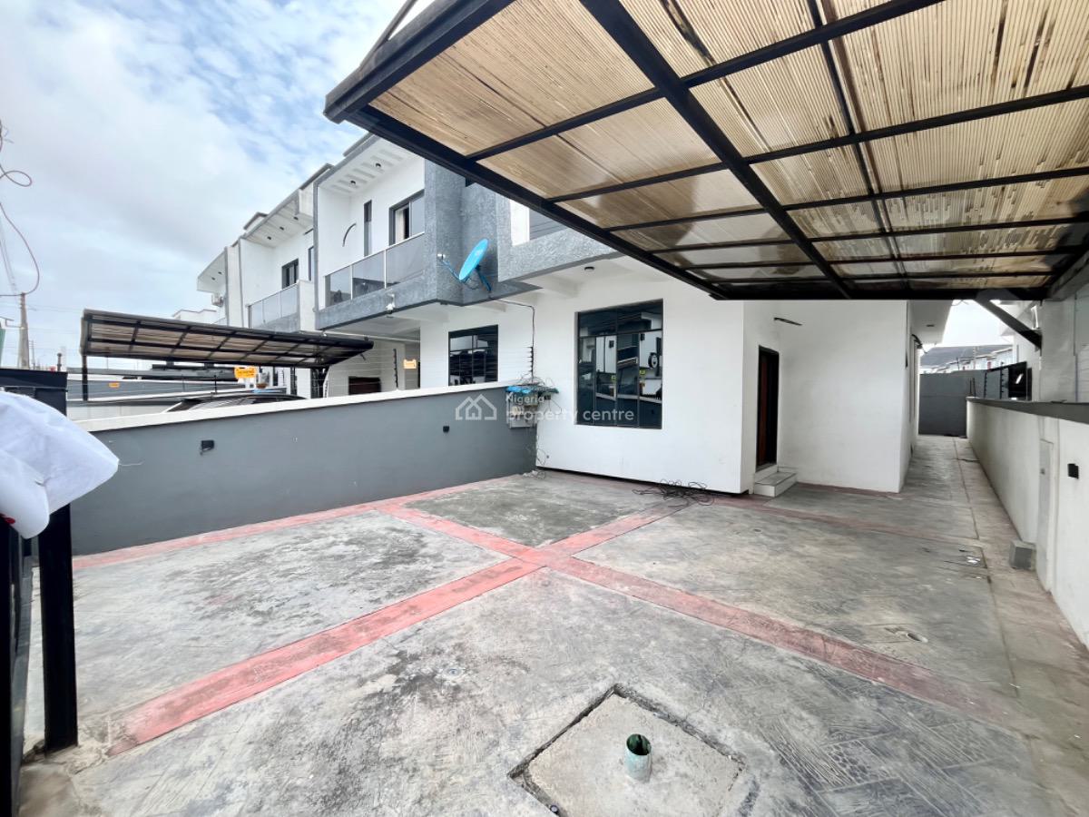 Spacious 4 Bedroom Semi Detached Duplex with Bq Available, Chevron, Lekki, Lagos, Semi-detached Duplex for Rent