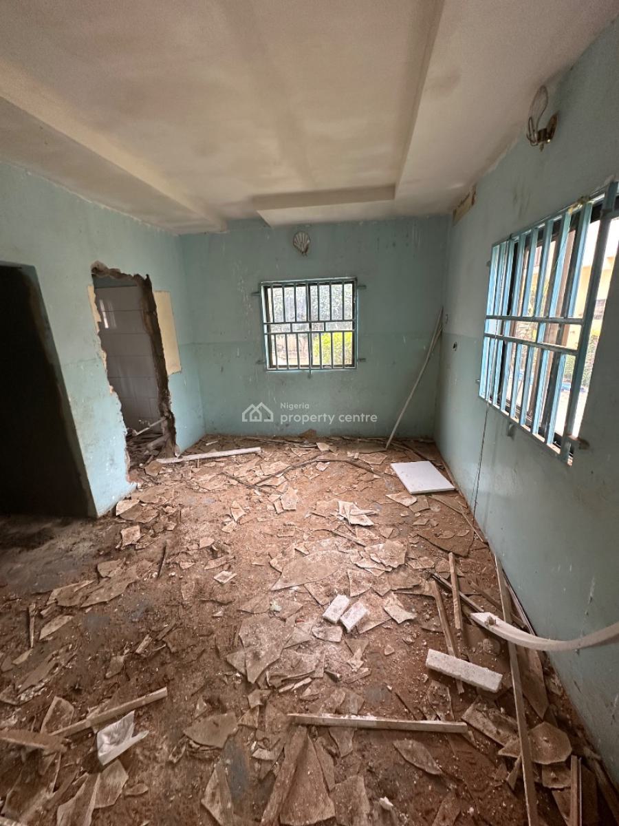 a Standard and Spacious Room Self Contain Apartment in a Decent Area, First Avenue, Not Far From Crush Cafe 1st Avenue, Gwarinpa, Abuja, Self Contain (single Rooms) for Rent