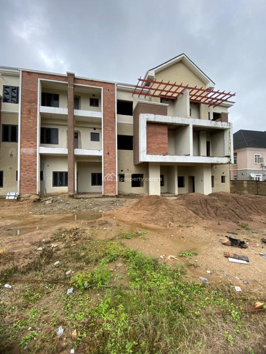 4-bedroom Terrace Duplexes with Bq -- Shell Finish, Katampe Extension, Katampe, Abuja, Terraced Duplex for Sale