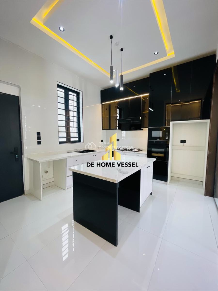 Beautifully Carved Luxury 4 Bed Detached Home with Bq, Ajah, Lagos, Detached Duplex for Sale