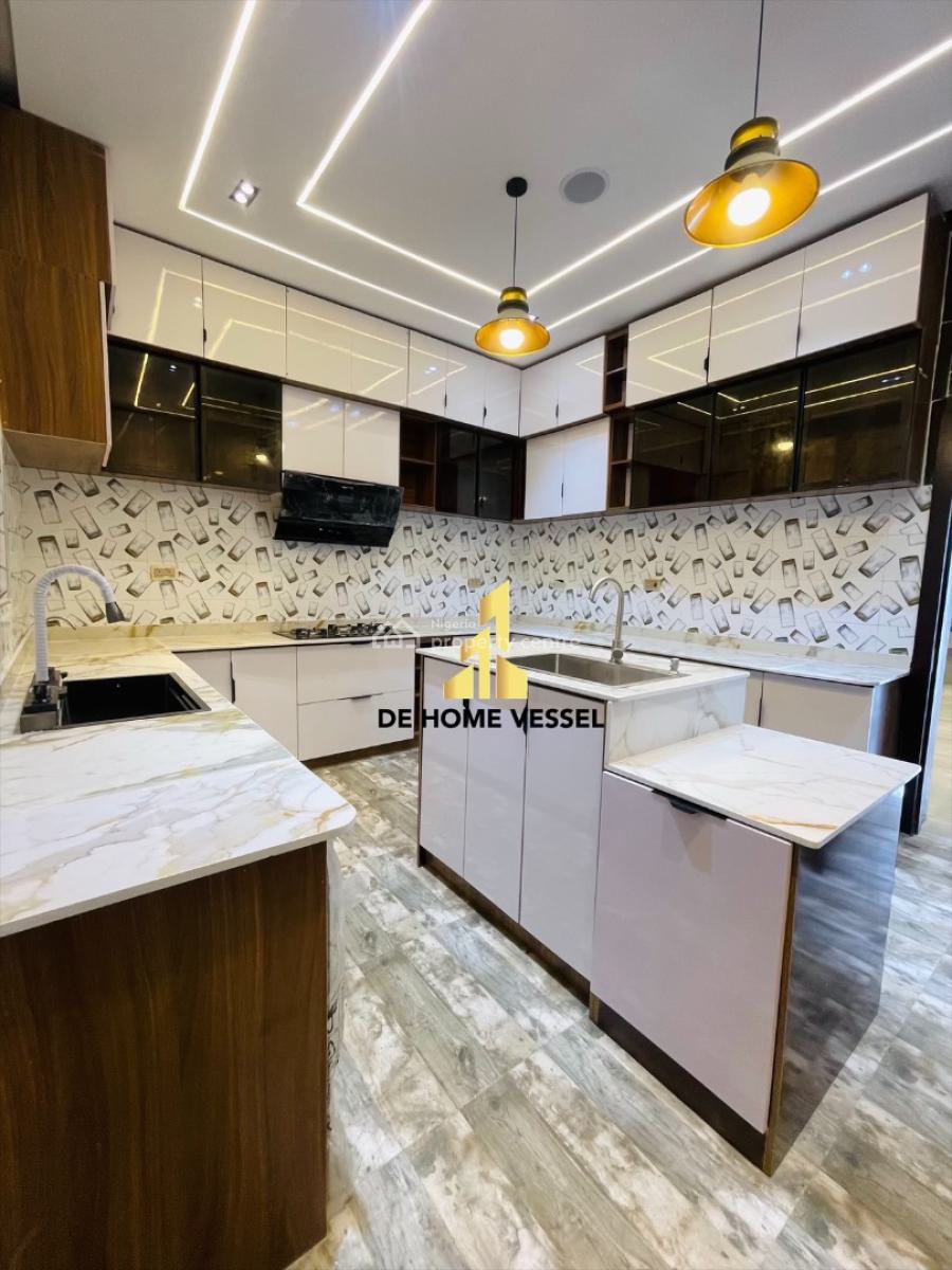 Marvelously Carved 5 Bed Detached Duplex with Cinema, Rooftop Terrace, Osapa, Lekki, Lagos, Detached Duplex for Sale