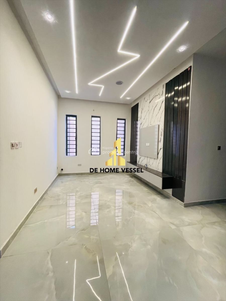 Marvelously Carved 5 Bed Detached Duplex with Cinema, Rooftop Terrace, Osapa, Lekki, Lagos, Detached Duplex for Sale