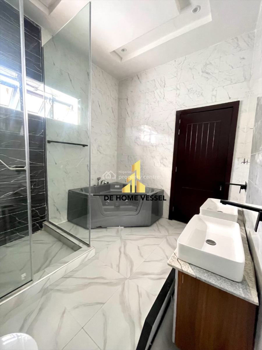 Marvelously Carved 5 Bed Detached Duplex with Cinema, Rooftop Terrace, Osapa, Lekki, Lagos, Detached Duplex for Sale