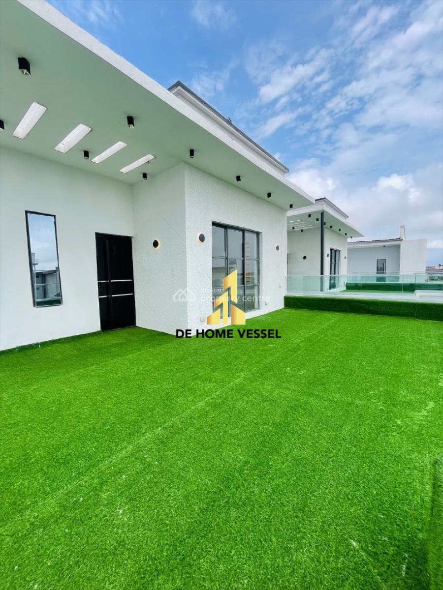 Marvelously Carved 5 Bed Detached Duplex with Cinema, Rooftop Terrace, Osapa, Lekki, Lagos, Detached Duplex for Sale