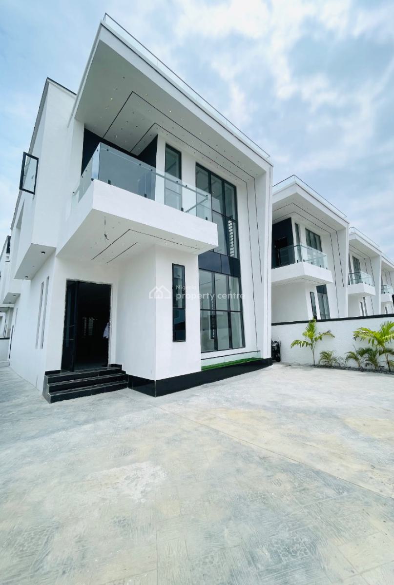 Beautifully Carved Luxury 4 Bedroom Detached Home with Bq, Ajah, Lagos, Detached Duplex for Sale