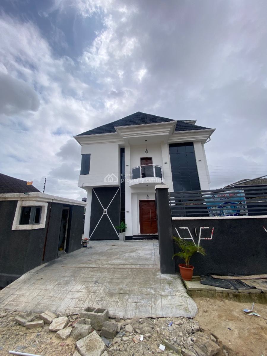 Newly Buit 5 Bedroom Duplex Comes with Pool and Bq, Sunshine Estate, Sangotedo, Ajah, Lagos, Detached Duplex for Sale