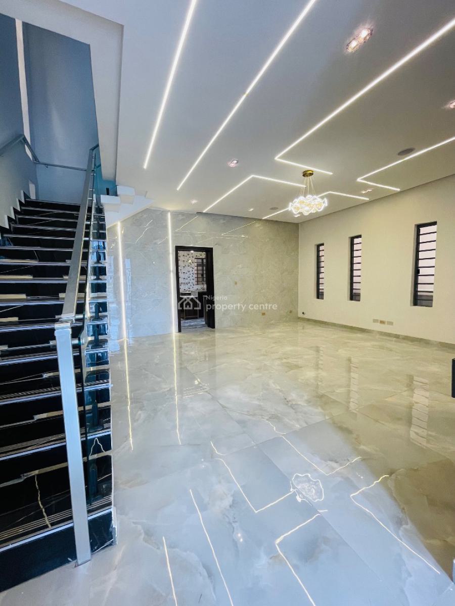 Marvelously Carved 5 Bedroom Detached Duplex with Cinema, Rooftop Terrace, Osapa, Lekki, Lagos, Detached Duplex for Sale