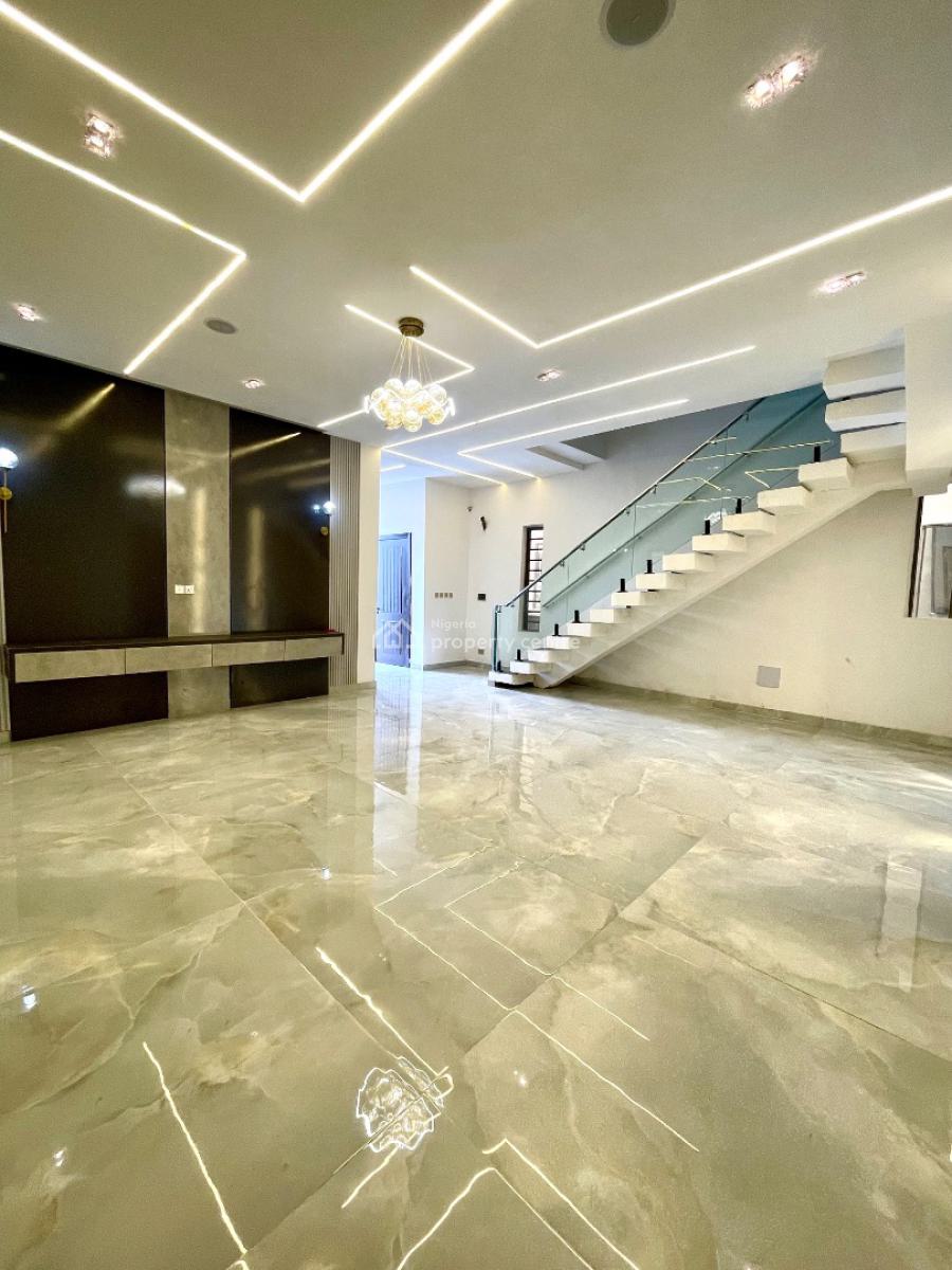 Marvelously Carved 5 Bedroom Detached Duplex with Cinema, Rooftop Terrace, Osapa, Lekki, Lagos, Detached Duplex for Sale