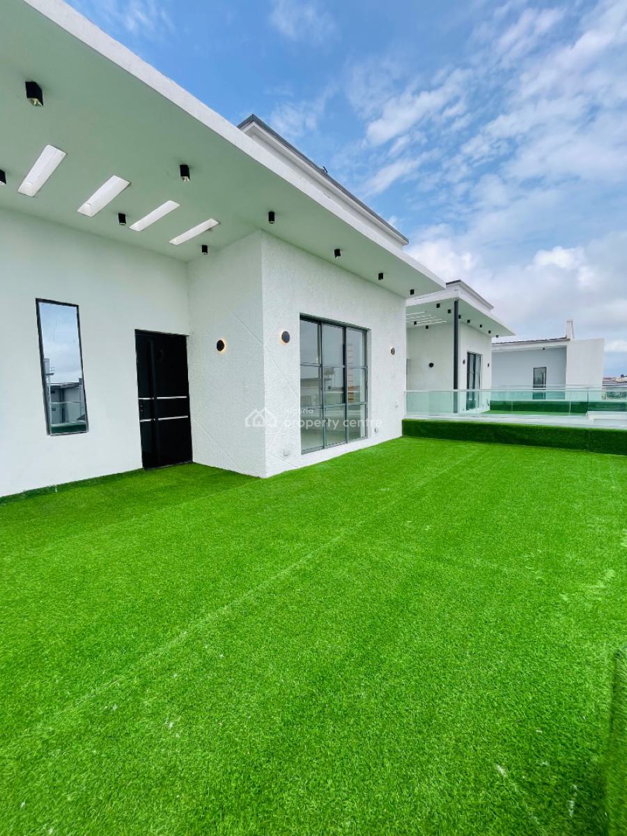 Marvelously Carved 5 Bedroom Detached Duplex with Cinema, Rooftop Terrace, Osapa, Lekki, Lagos, Detached Duplex for Sale