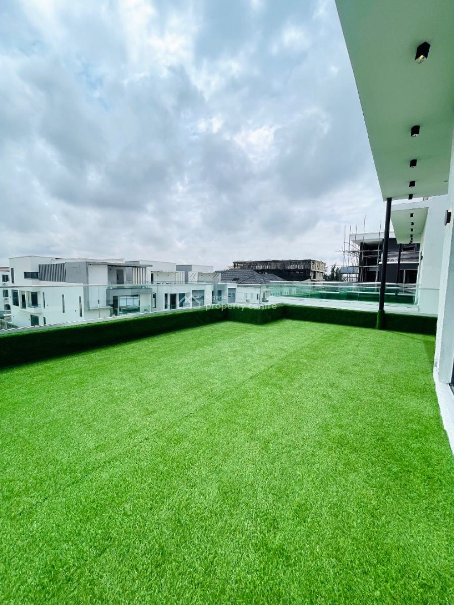 Marvelously Carved 5 Bedroom Detached Duplex with Cinema, Rooftop Terrace, Osapa, Lekki, Lagos, Detached Duplex for Sale