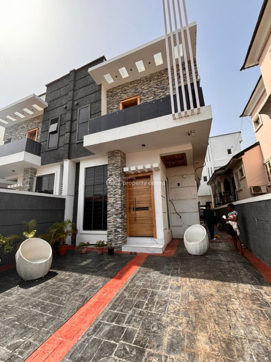 4 Bedroom Semi Detached Duplex with Bq in a Secured Estate, Ikate, Lekki, Lagos, Semi-detached Duplex for Rent