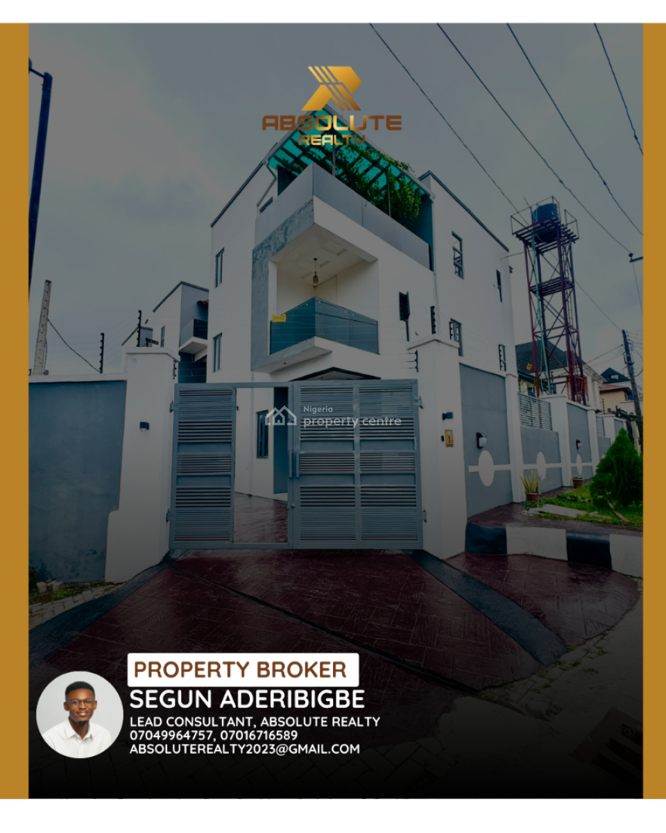 Magnificent Built 4 Bedroom Fully Detached Duplex with Bq, Gra, Gra Phase 1, Magodo, Lagos, Detached Duplex for Sale