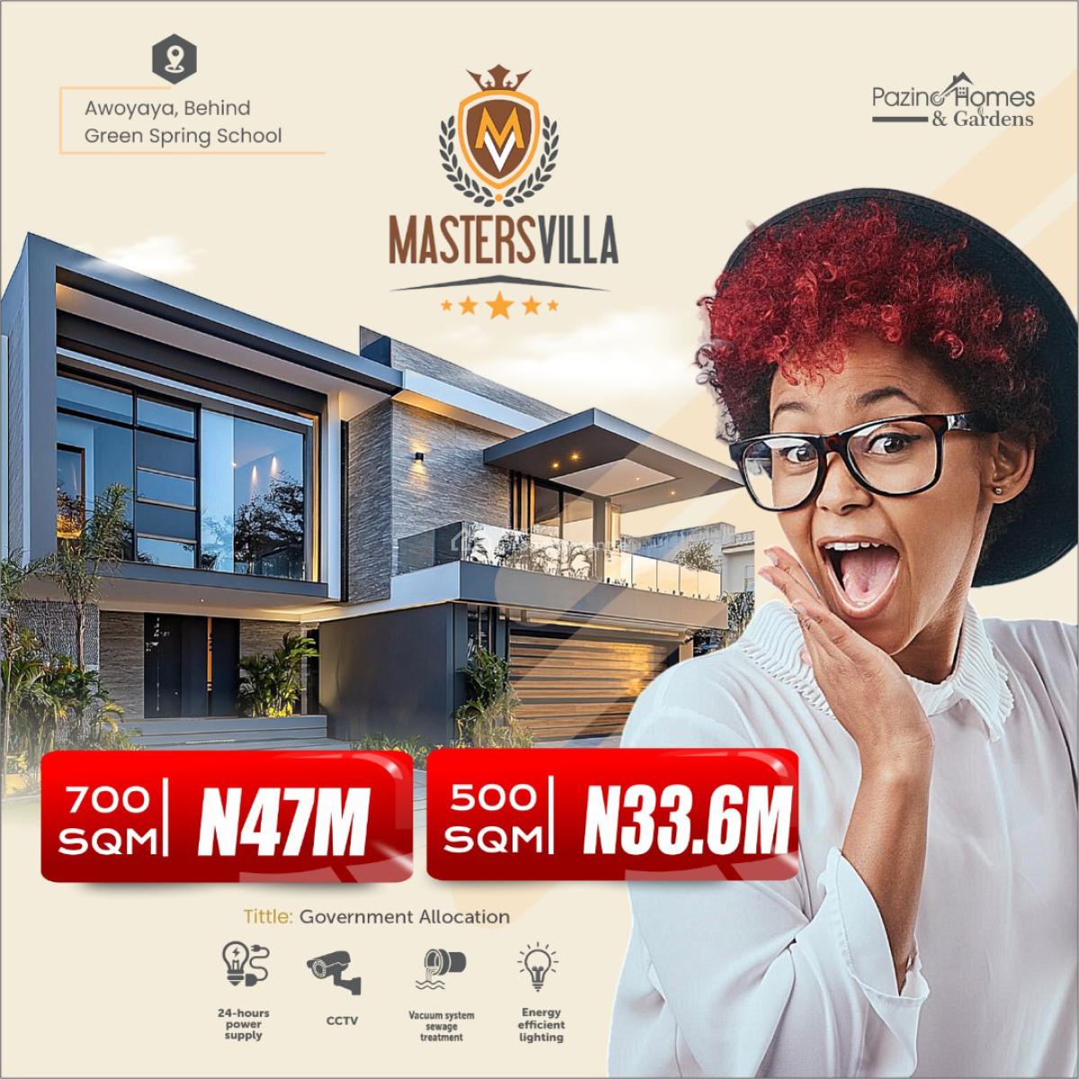 Awaiting The Masters, Mastervilla, Greenspring, Awoyaya, Ibeju Lekki, Lagos, Residential Land for Sale