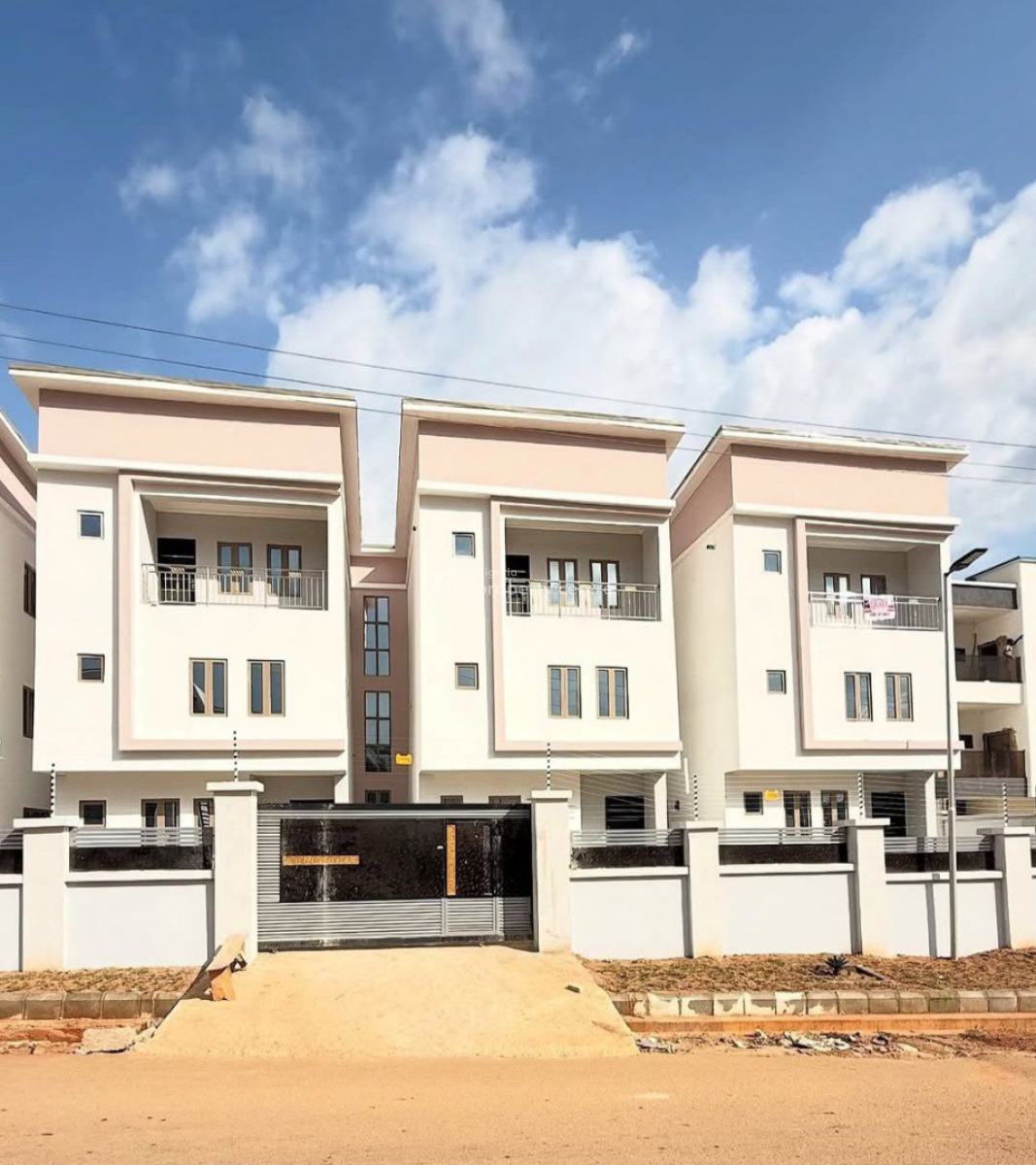 Beautiful  4 Bedrooms Terrace Duplex with a Bq, Katampe (main), Katampe, Abuja, Terraced Duplex for Rent