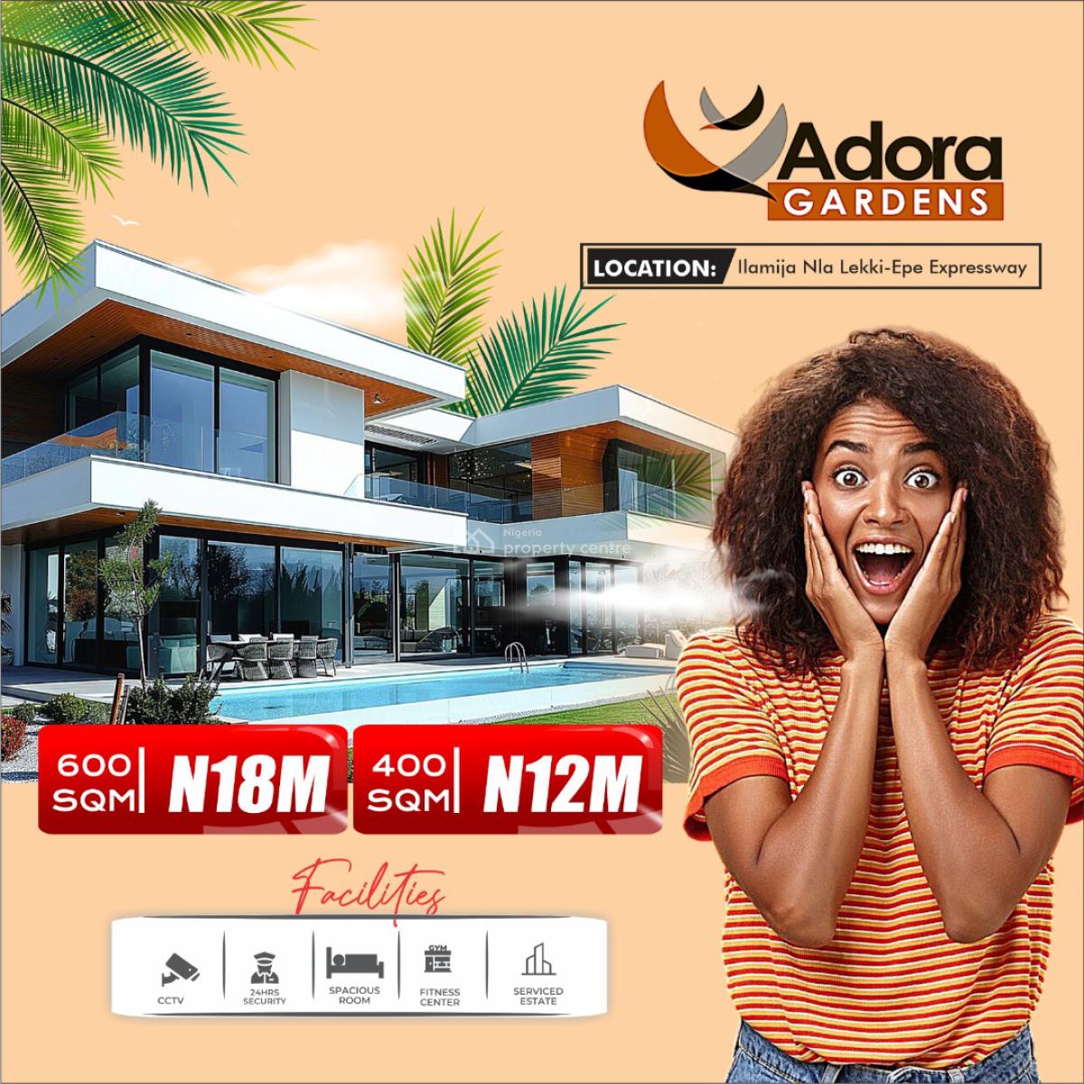 Gazetted Estate Land, Adora Gardens, Ilamija Nla, Ilamija, Ibeju Lekki, Lagos, Residential Land for Sale