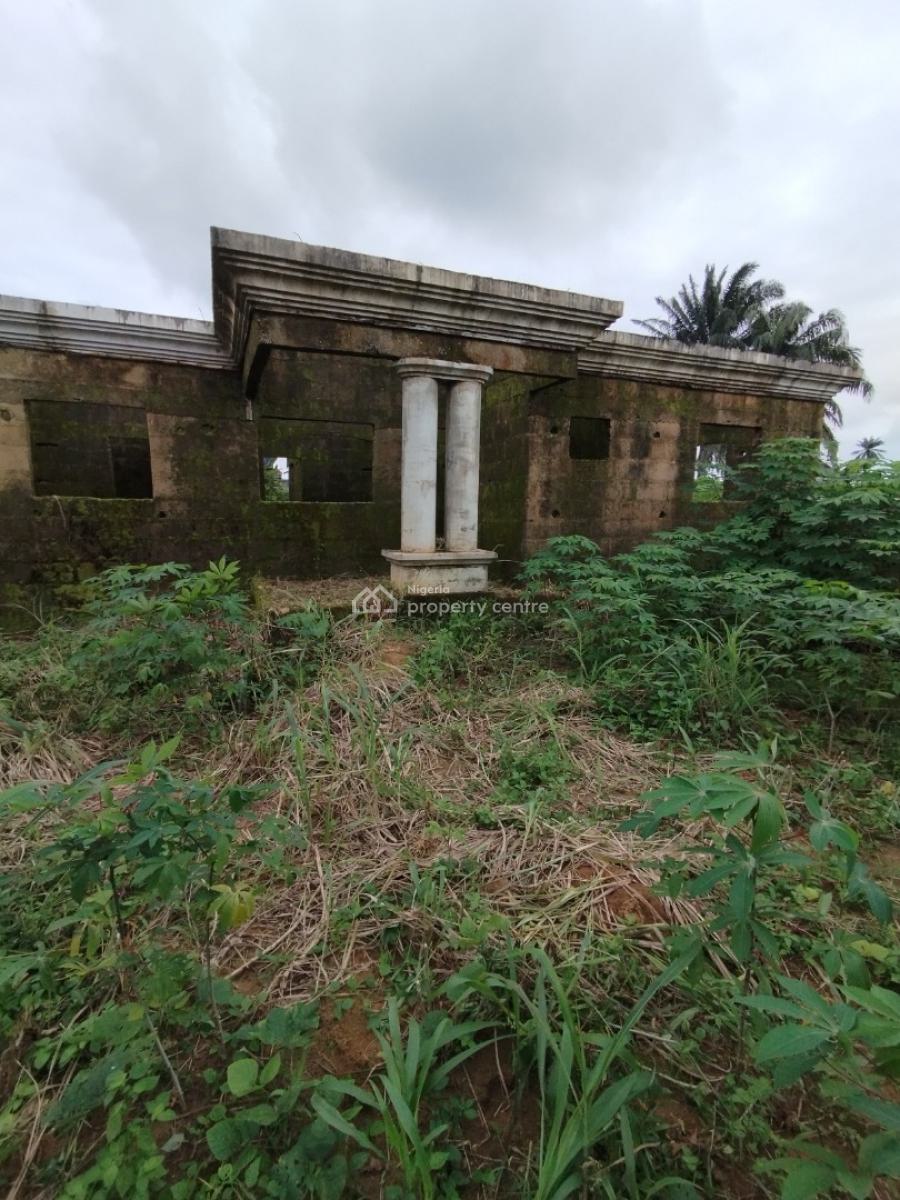 Fantastic Uncompleted Four (4) Bedroom Detached Bungalow, Ifa Ikot Abia, Off Oron Road, Uyo, Akwa Ibom, Detached Bungalow for Sale