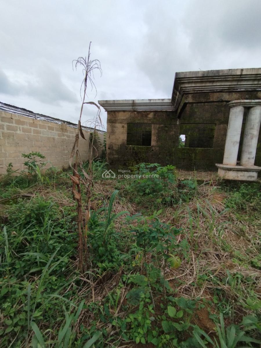 Fantastic Uncompleted Four (4) Bedroom Detached Bungalow, Ifa Ikot Abia, Off Oron Road, Uyo, Akwa Ibom, Detached Bungalow for Sale